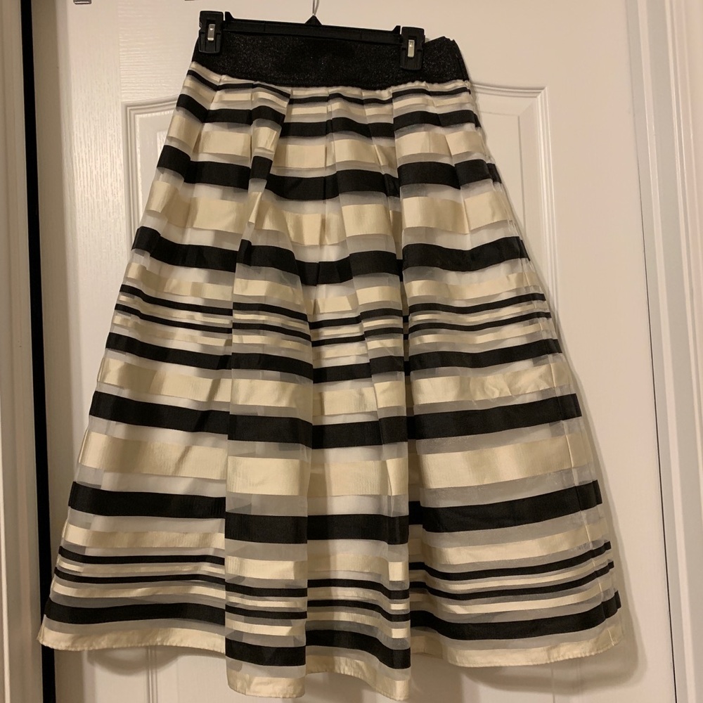 Badgley Mischka US 8 Midi Skirt EUC!!!